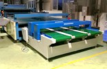 惠州某大型汽車(chē)用品廠連之新寬幅雙探頭檢針機(jī)及寬幅平臺(tái)檢針器使用現(xiàn)場(chǎng)